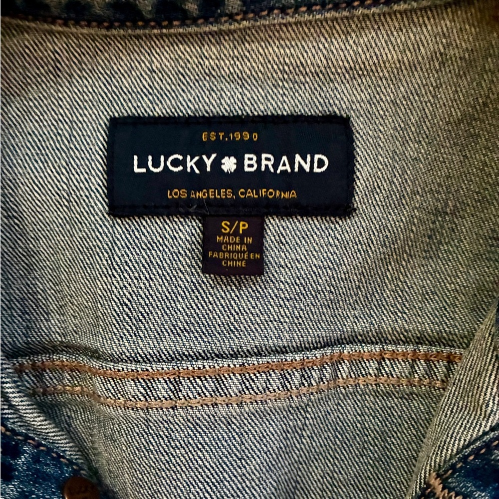 Lucky Brand Women’s Blue Denim Jacket - Picture 5 of 5